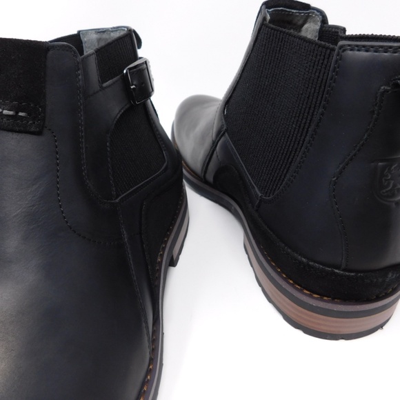 Stacy Adams Men\'s Oskar Plain Toe buckle Chelsea Leather Boots Black Size 10 M main image 11